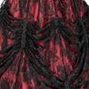 Sinister - 1043 Long skirt - Burgundy/Black Product image